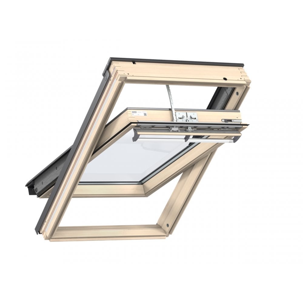 Velux GGL Integra Triple Glazed Pine Centre Pivot Pitched Roof Window