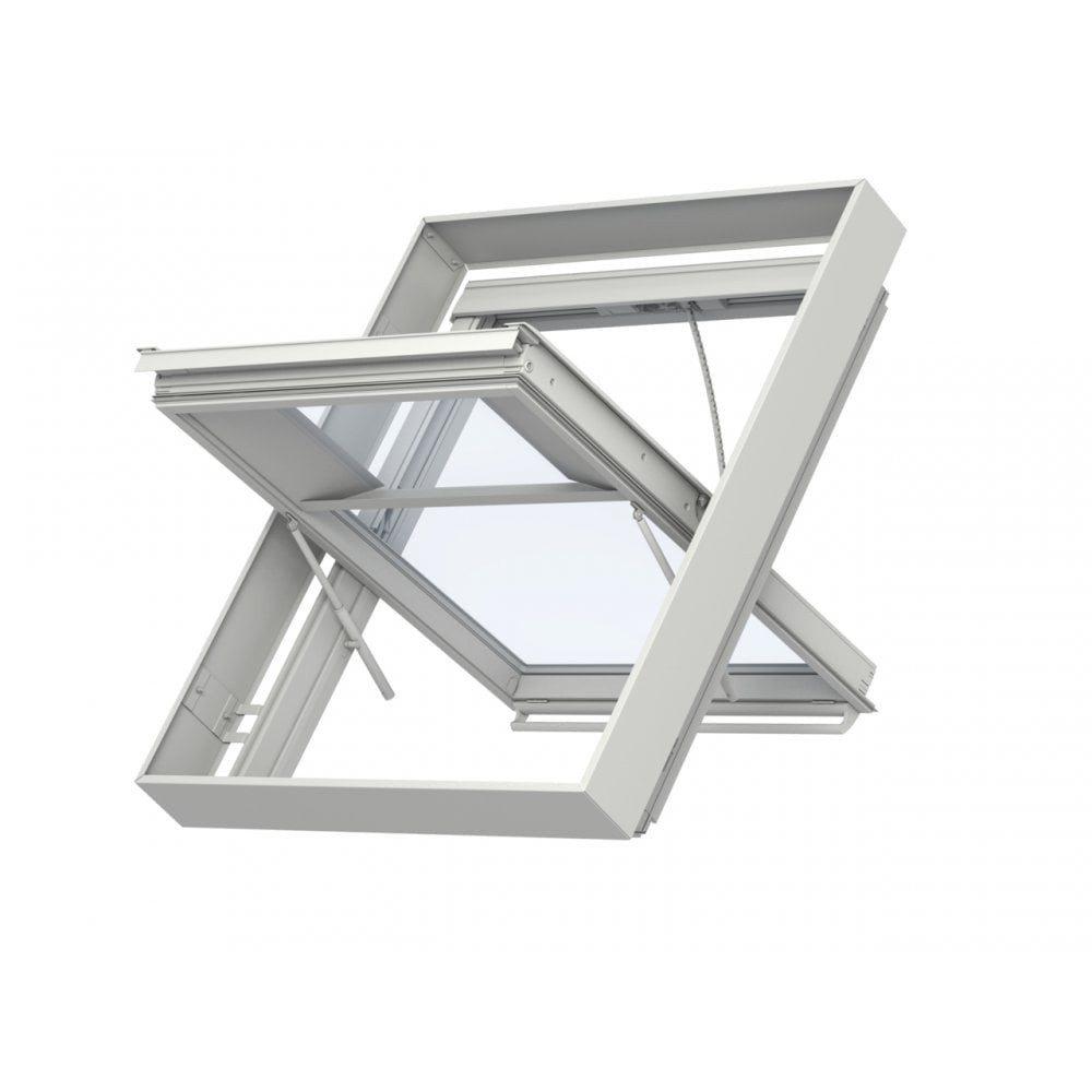 Velux GGL Triple Glazed Smoke Vent Acrylic Coated Centre Pivot Pitched Roof Window