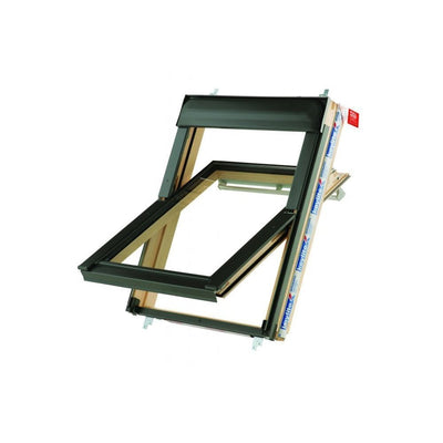 Keylite Triple Glazed Pine Centre Pivot Pitched Roof Window