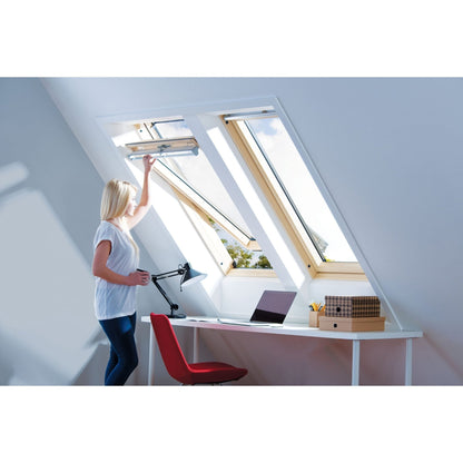 Keylite Triple Glazed Pine Centre Pivot Pitched Roof Window