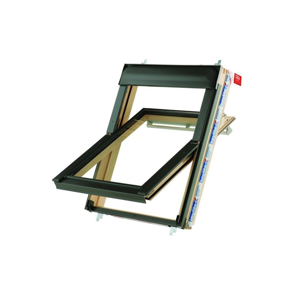 Keylite Hi-Therm Double Glazed Pine Centre Pivot Pitched Roof Window