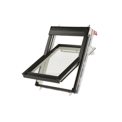 Keylite Triple Glazed Standard Electric Kit White Painted Centre Pivot Pitched Roof Window