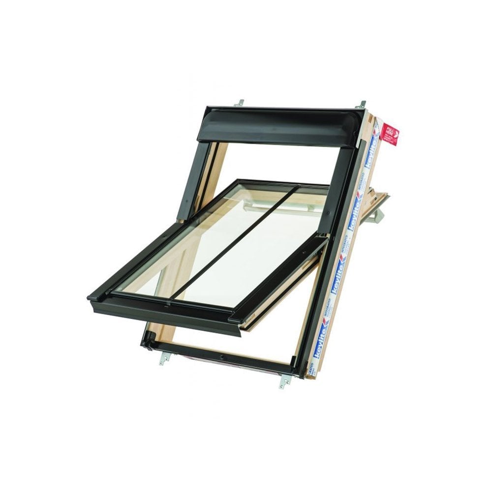 Keylite Conservation Triple Glazed Pine Centre Pivot Pitched Roof Window