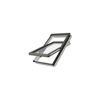Fakro FTUV P5  Triple Glazed Polyurethane Coated Centre Pivot Pitched Roof Window