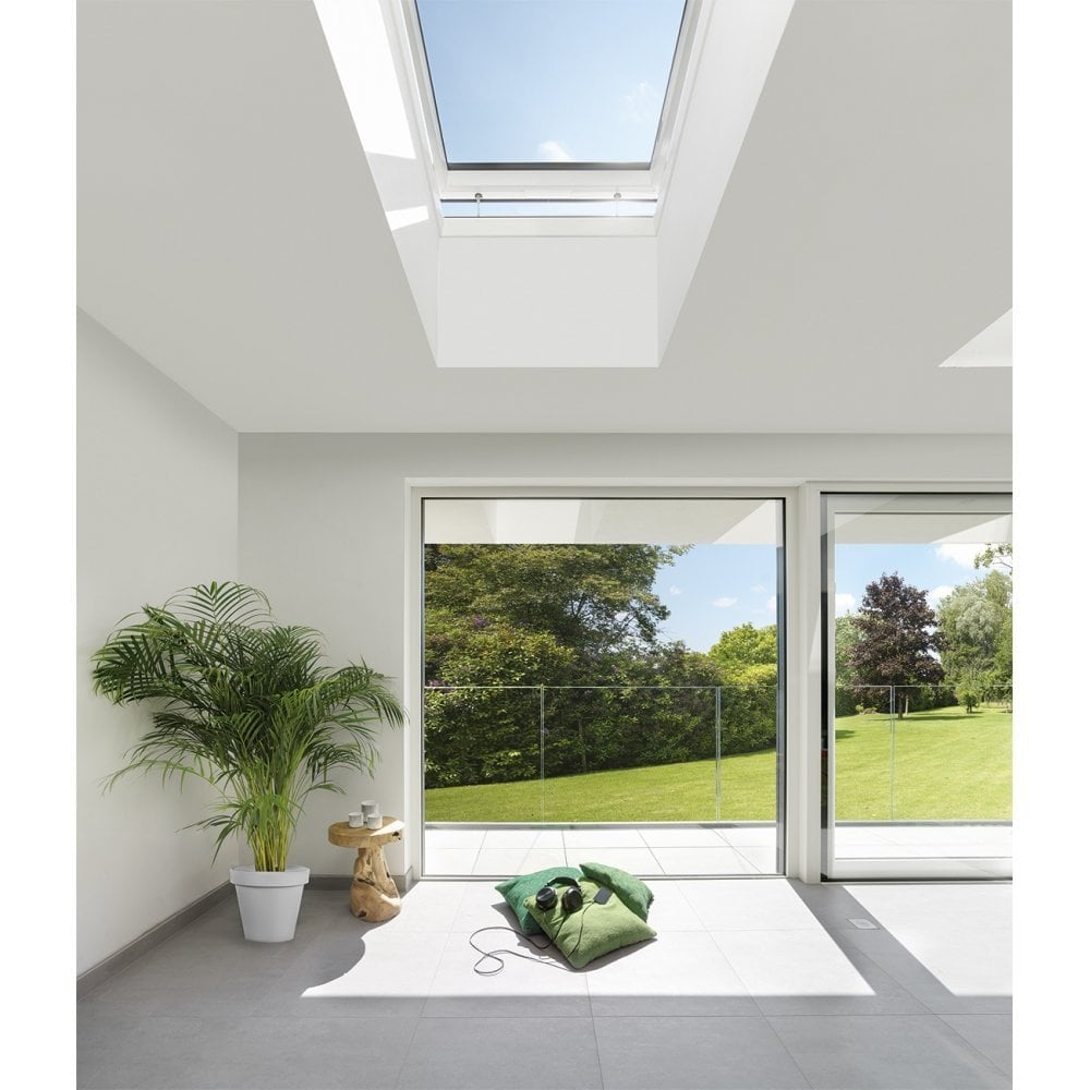 Fakro DEFD U8 Electric Opening Quadruple Glazed 'Passive' Flat-Glass Flat Roof Window