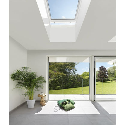 Fakro DEFD U8 Electric Opening Quadruple Glazed 'Passive' Flat-Glass Flat Roof Window