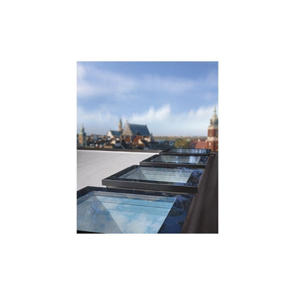 Fakro DEFD U8 Electric Opening Quadruple Glazed 'Passive' Flat-Glass Flat Roof Window