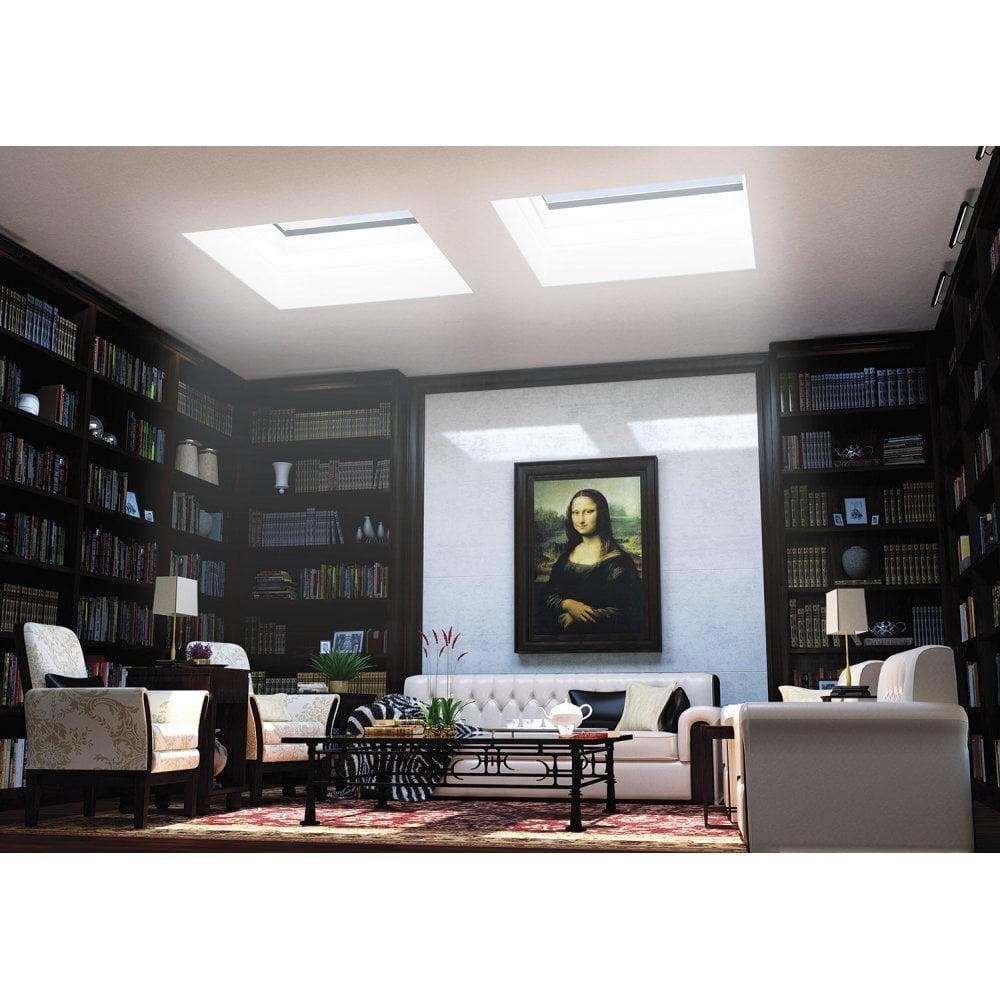 Fakro DEFD U8 Electric Opening Quadruple Glazed 'Passive' Flat-Glass Flat Roof Window