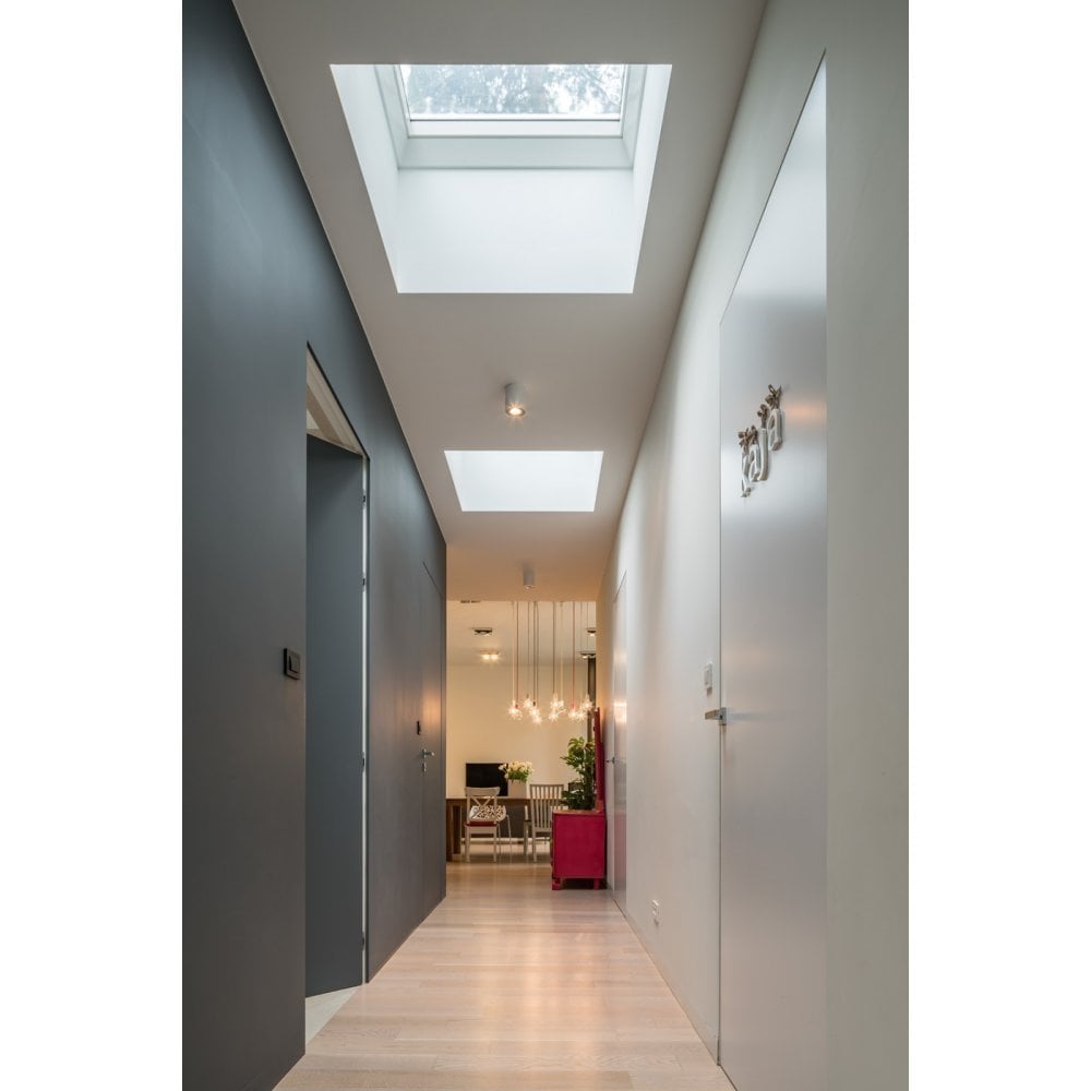 Fakro DEFD U8 Electric Opening Quadruple Glazed 'Passive' Flat-Glass Flat Roof Window