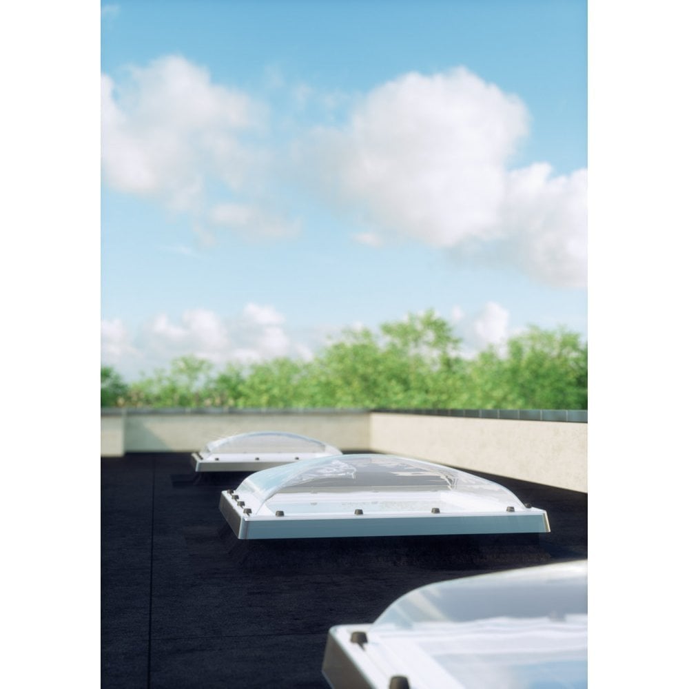 Fakro DEC-C U8 Z-Wave Electric Opening Quadruple Glazed 'Passive' Domed Flat Roof Window