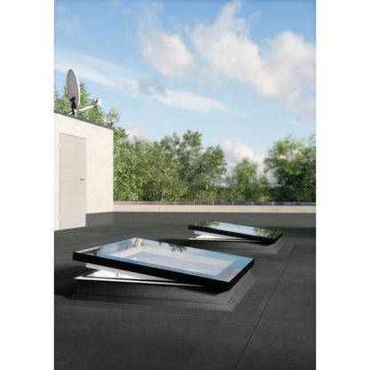 Fakro DEFD U6 Electric Opening Triple Glazed Flat-Glass Flat Roof Window