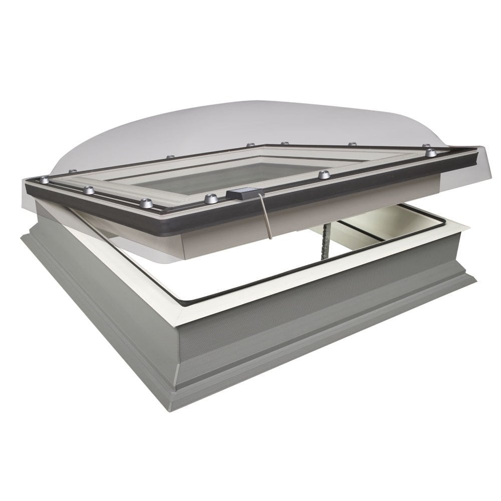 Fakro DEC-C P2 Z-Wave Electric Opening Double Glazed Domed Flat Roof Window