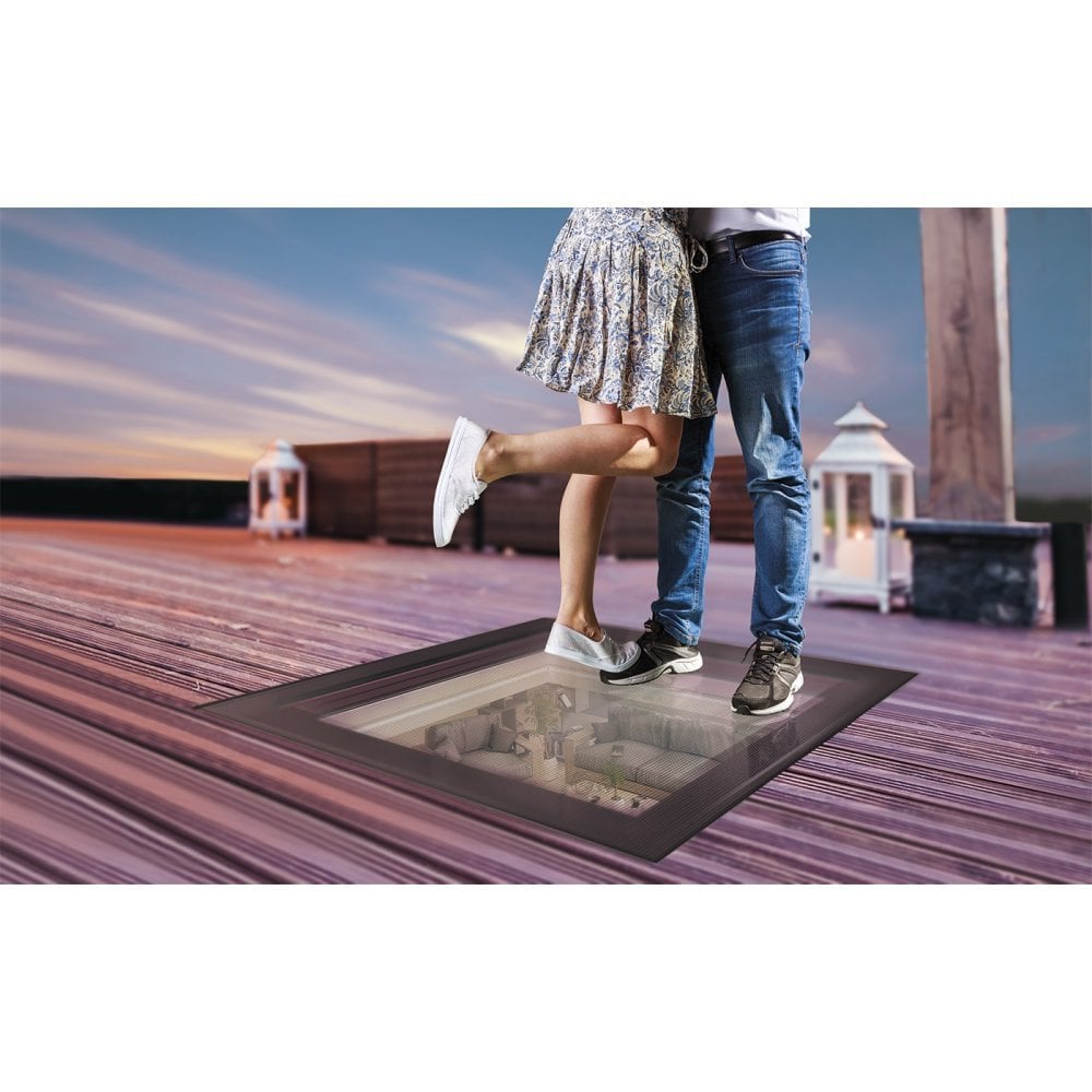 Fakro DXW-D W6 Fixed Shut Walk-On Flat-Glass Flat Roof Window