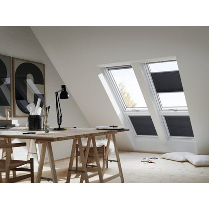 Velux Pleated Blind In White