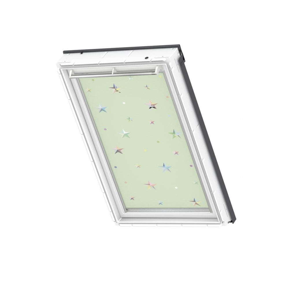 Velux Good Night Blackout Blind In Green Stars