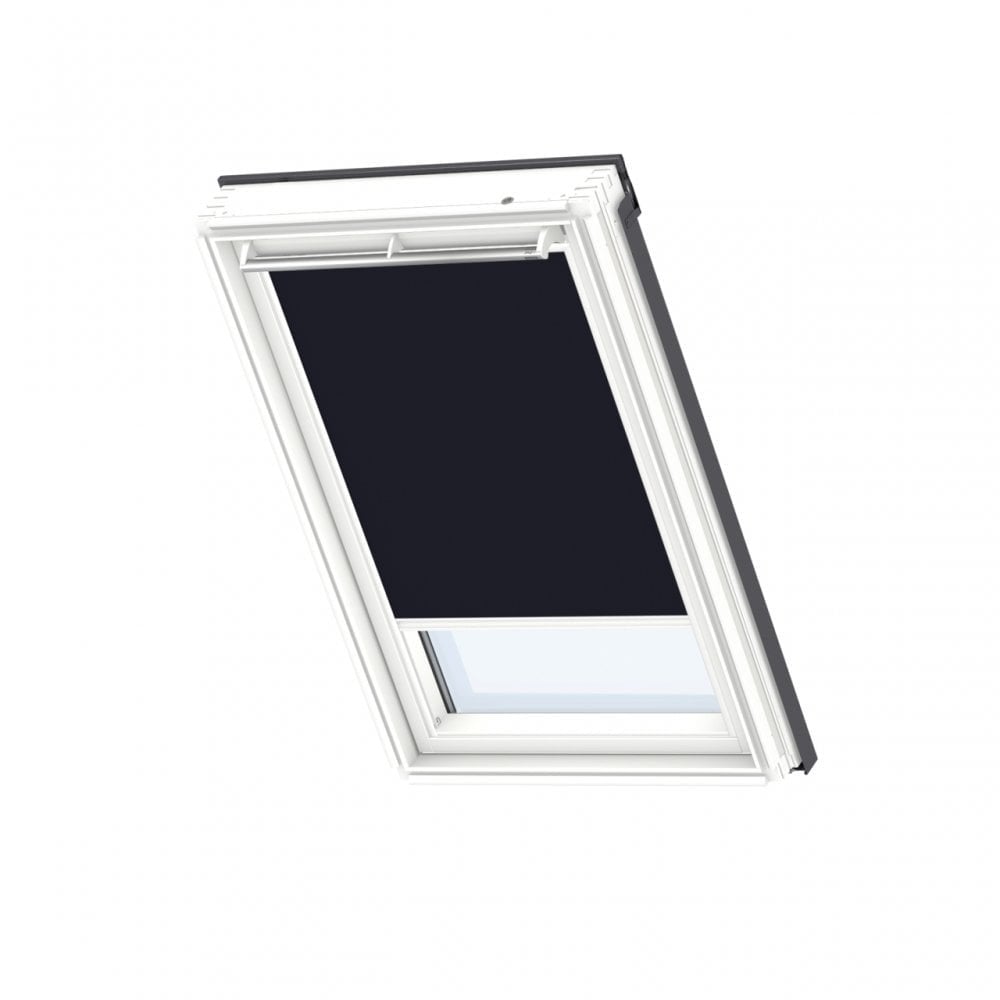 Velux Blackout Blind In Dark Blue In White Line