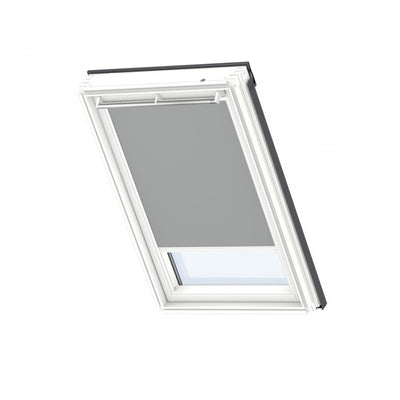 Velux Blackout Blind In Grey In White Line