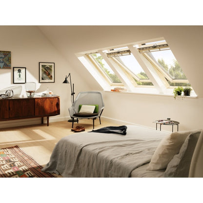 Velux GGL High Thermal Triple Glazed Pine Centre Pivot Pitched Roof Window