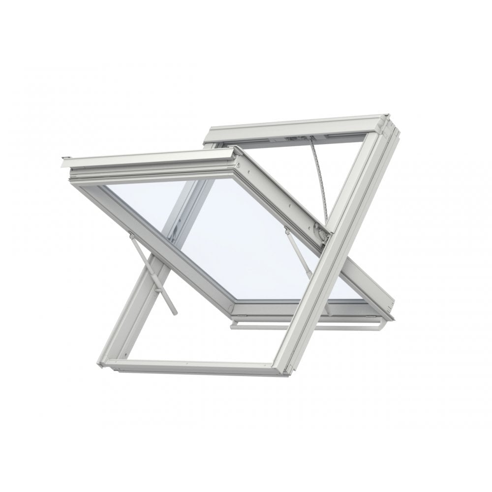 Velux GGL Triple Glazed Smoke Vent Acrylic Coated Centre Pivot Pitched Roof Window