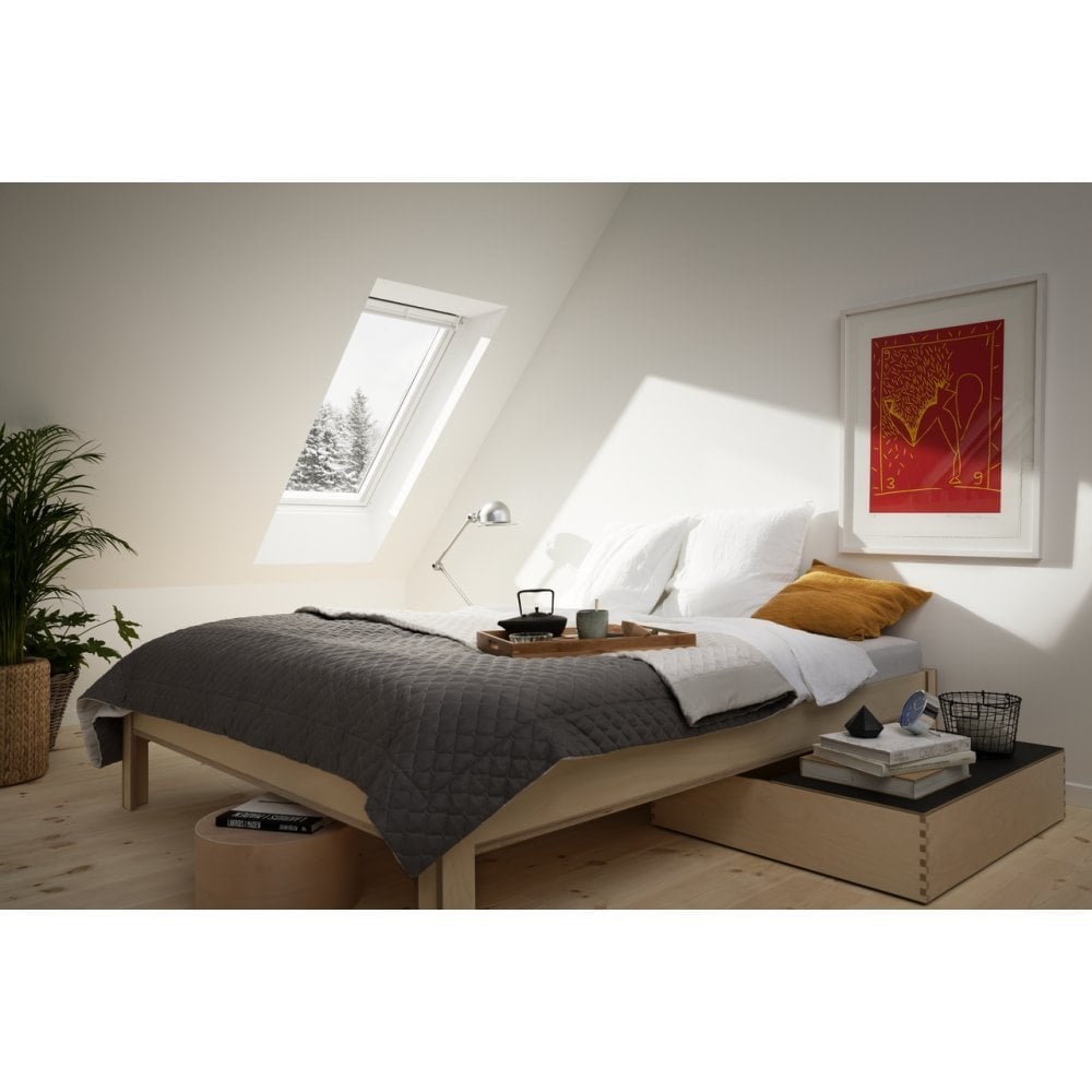 Velux GGU High Thermal Triple Glazed PVC Coated Centre Pivot Pitched Roof Window