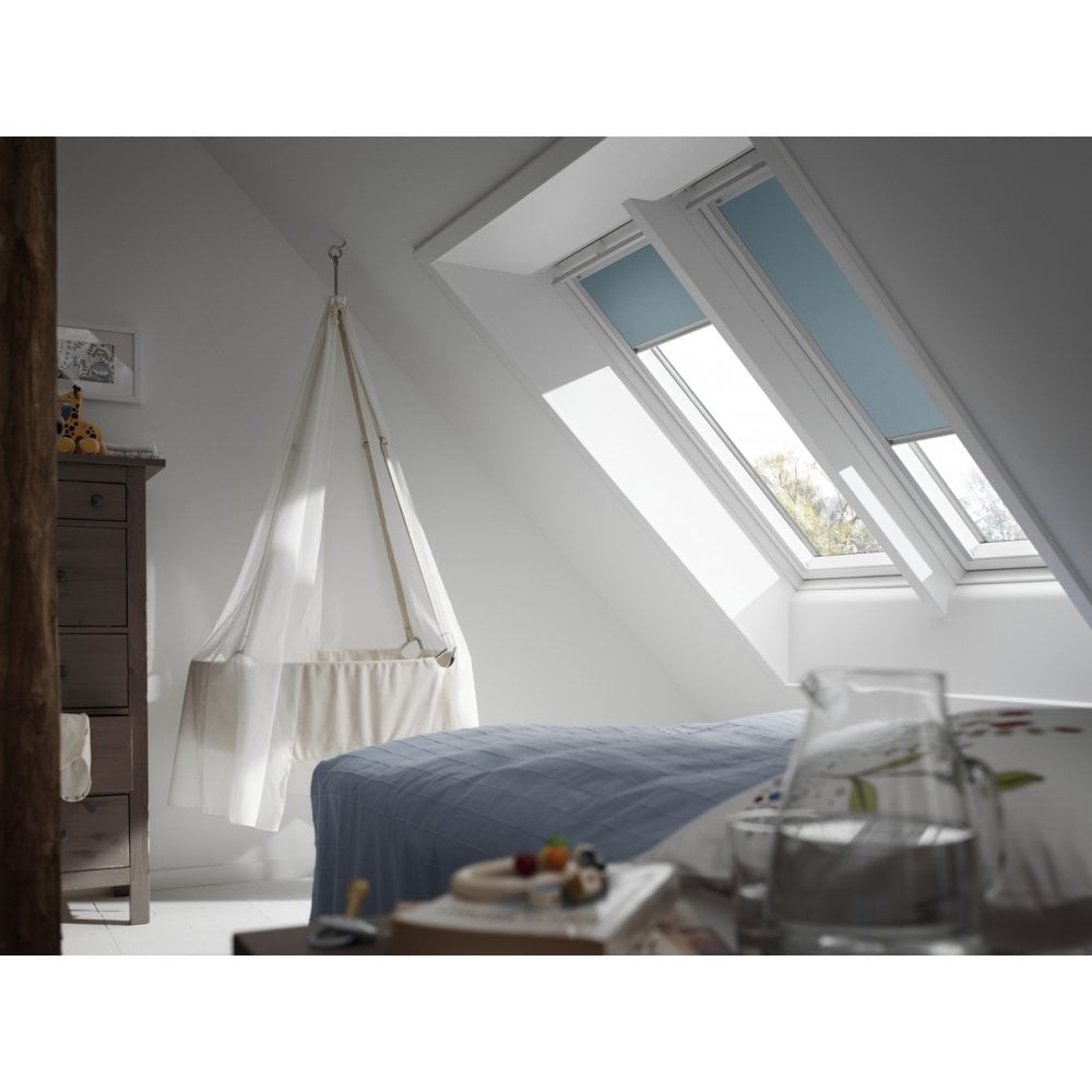 Velux GGU Triple Glazed PVC Coated Centre Pivot Top Handle Pitched Roof Window