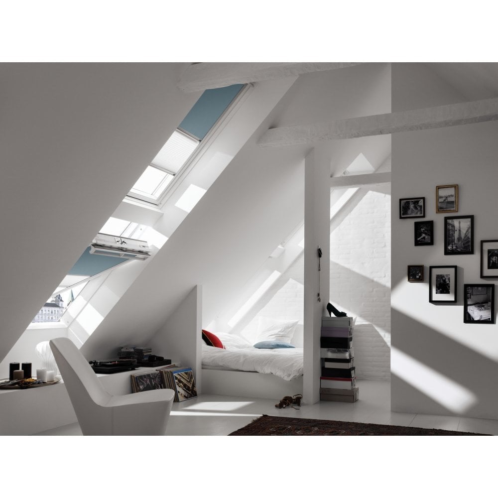 Velux GGU Triple Glazed PVC Coated Centre Pivot Top Handle Pitched Roof Window