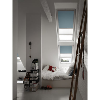 Velux GGU Triple Glazed PVC Coated Centre Pivot Top Handle Pitched Roof Window