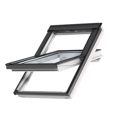 Velux GGU Triple Glazed PVC Coated Centre Pivot Pitched Roof Window