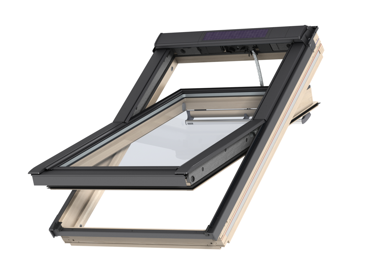 Velux GGL Integra Triple Glazed Pine Centre Pivot Pitched Roof Window
