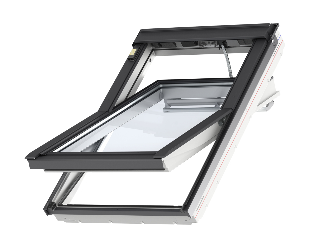Velux GGU Integra High Thermal Triple Glazed PVC Coated Centre Pivot Pitched Roof Window