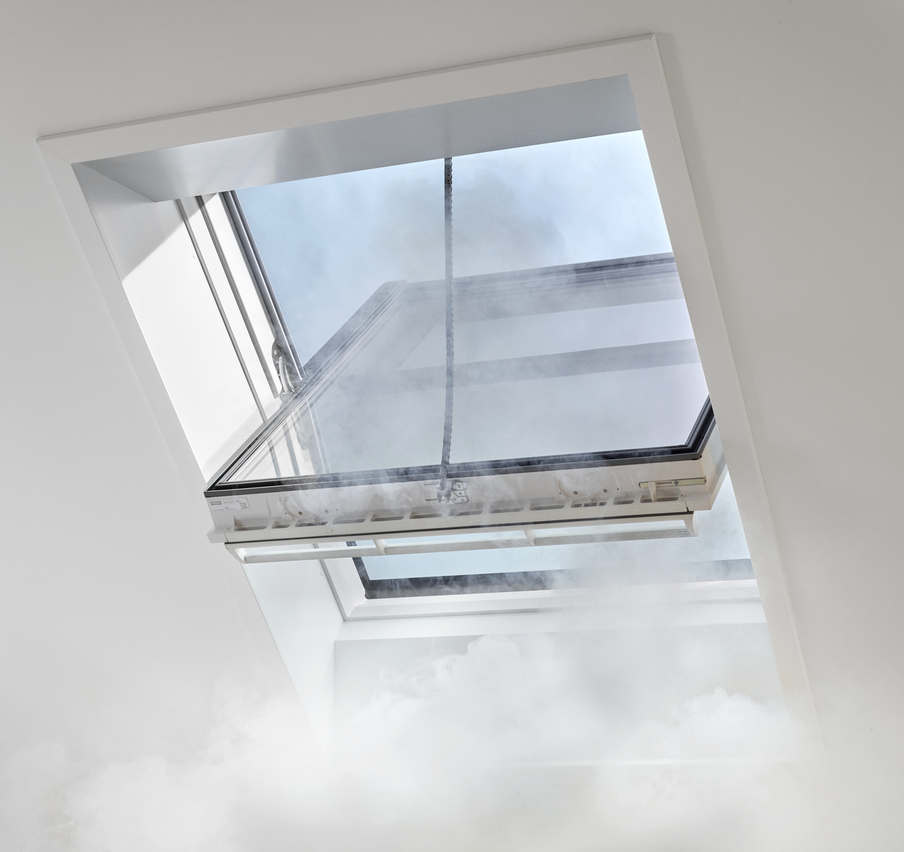 Velux GGU Triple Glazed Smoke Vent PVC Coated Centre Pivot Pitched Roof Window
