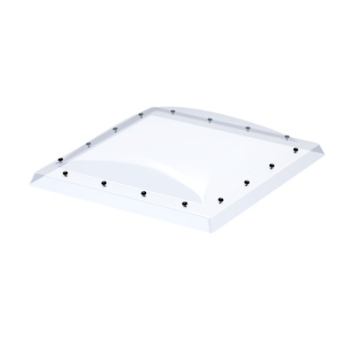 Velux CVP Double Glazed White PVC Domed Flat Roof Window - BASE ONLY