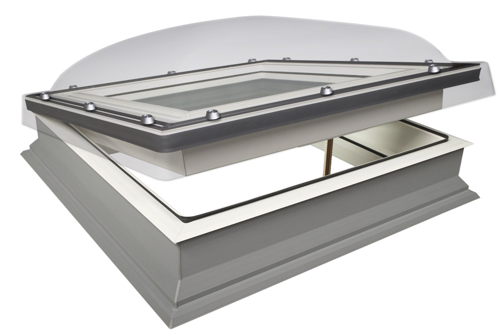 Fakro DMC-C P2 Manual Opening Double Glazed Domed Flat Roof Window