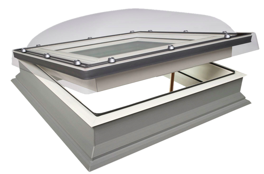 Fakro DMC-C P4 Secure Manual Opening Double Glazed Domed Flat Roof Window