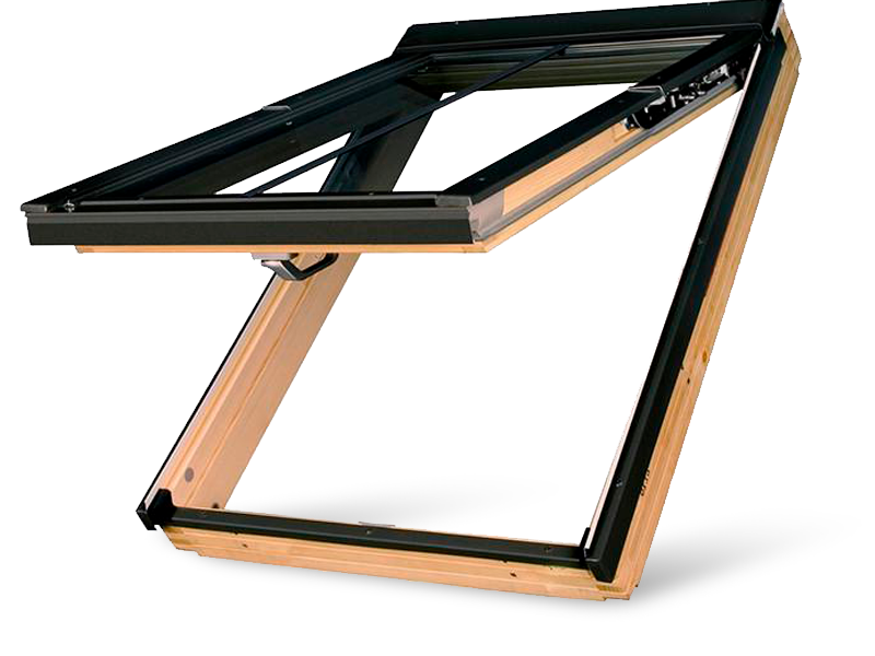 Fakro FPP-V/C P2 Double Glazed preSelect Top Hung Pine Conservation Pitched Roof Window